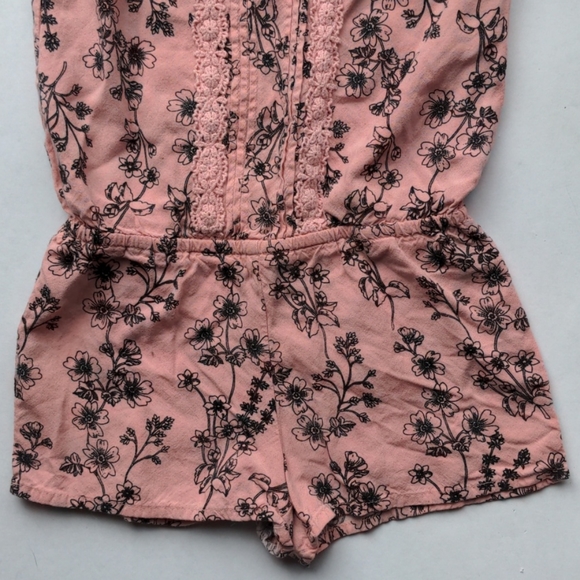 XS 4T Pink Floral Onesie Short Childrens Place - Picture 5 of 10